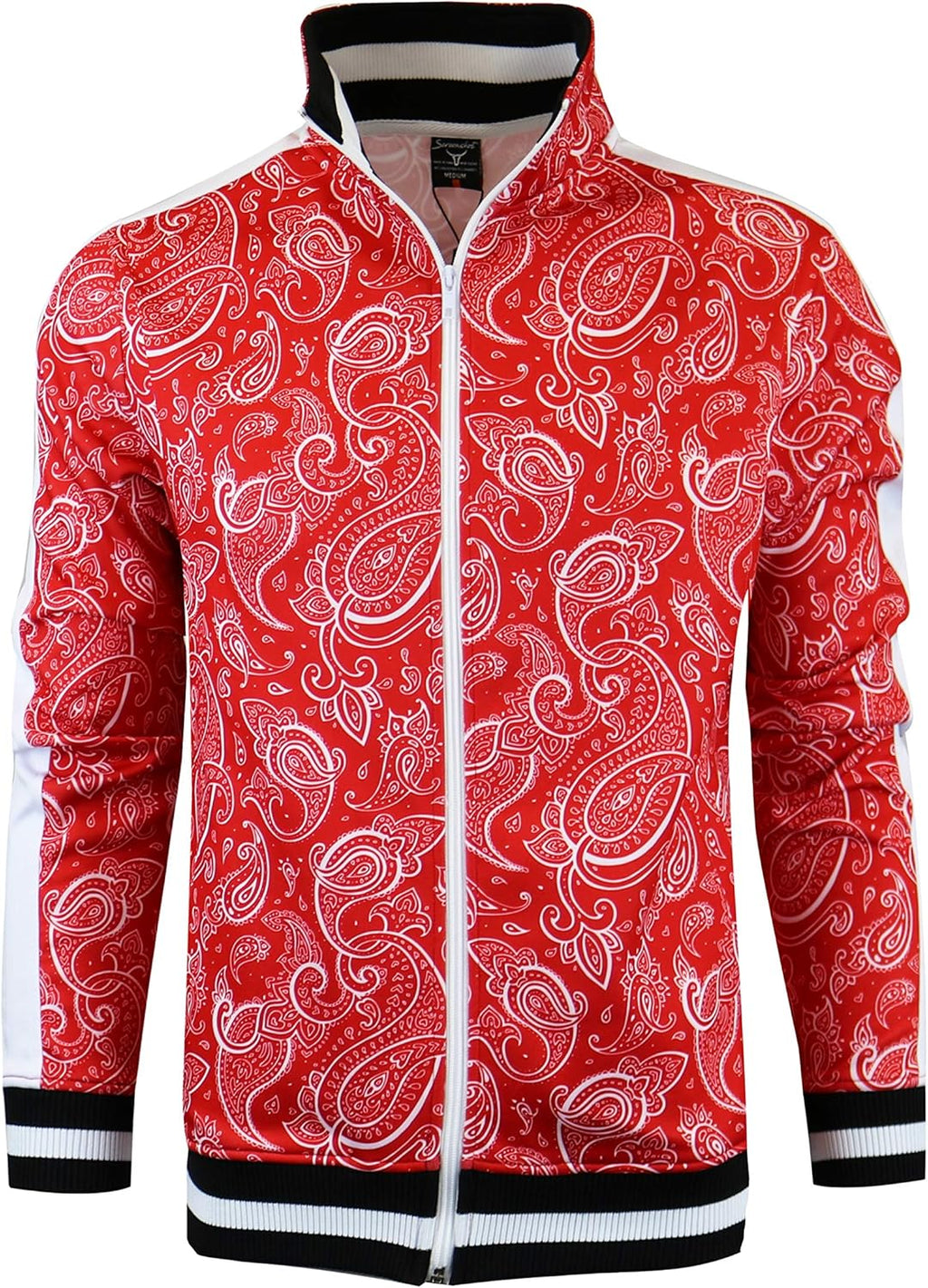 Mens Urban Hip Hop Premium Track Jacket - Slim Fit Side Taping Sportswear Urbanwear Streetwear Fashion Top