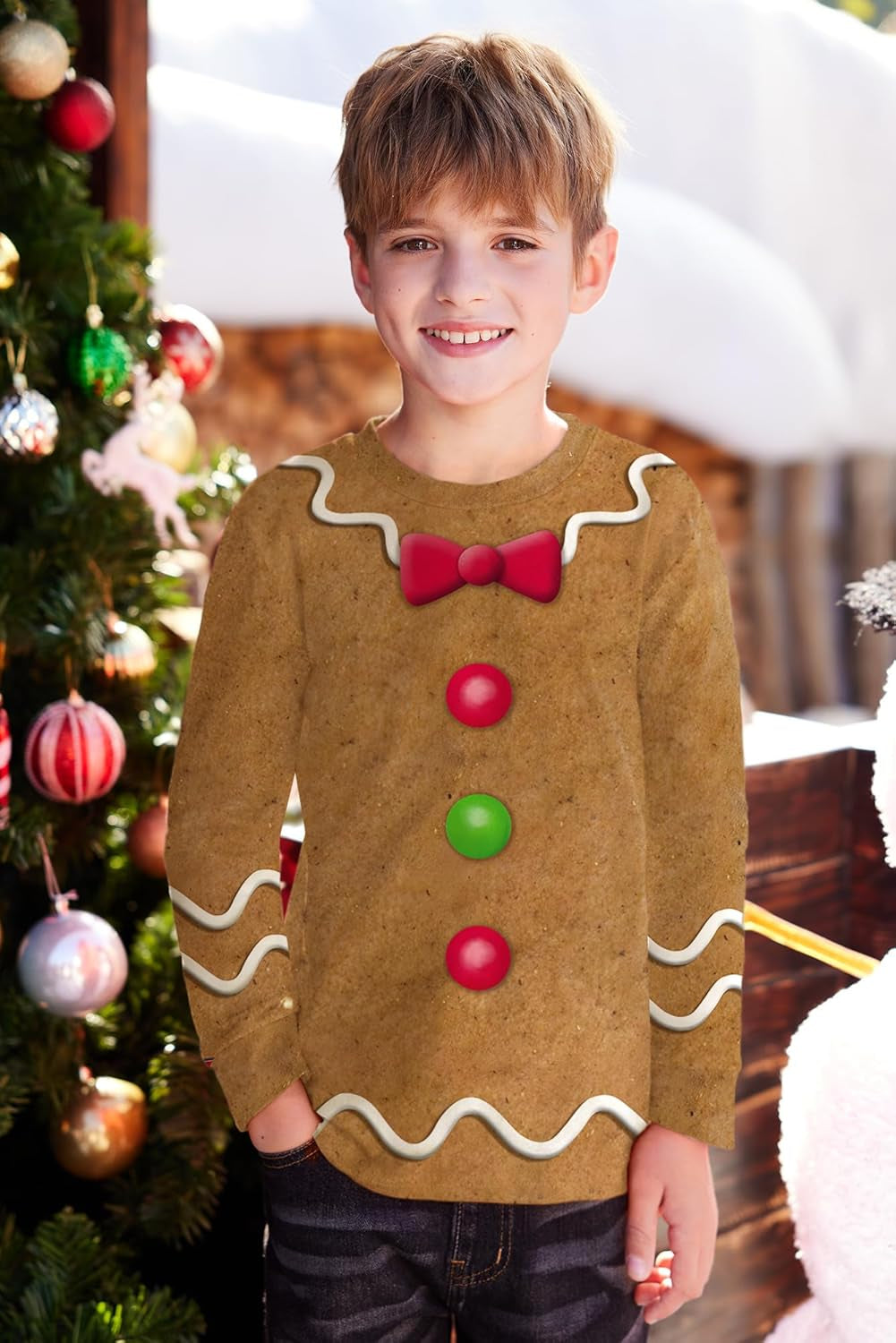 Unisex Kid'S St.Patrick'S Day Top Clover Print Irish Shamrock Funny Shirt 18M-14 Years